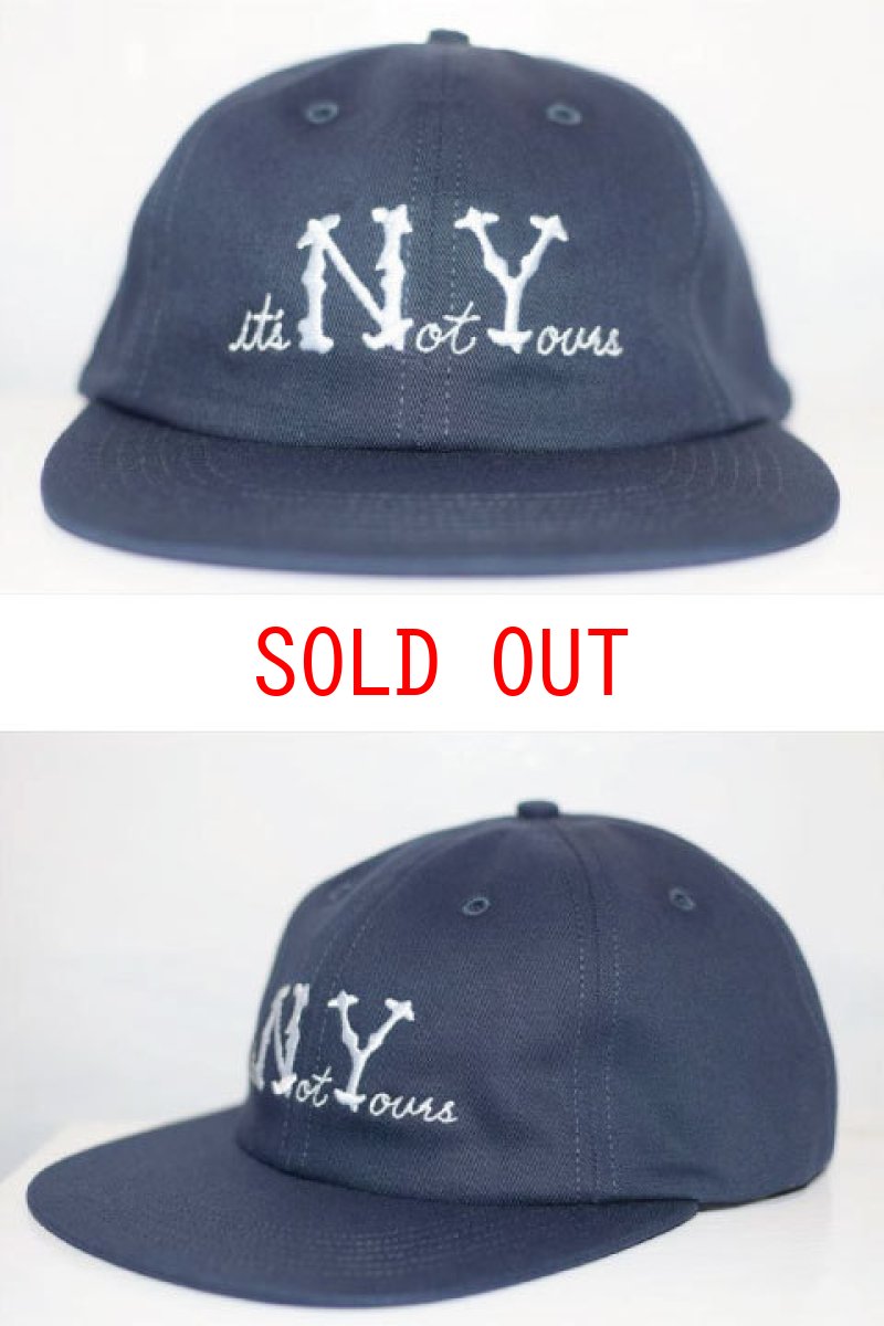 画像1: Nothin' Special(ナッシン スペシャル) Not Yours 6Panel Cap Navy キャップ (1)