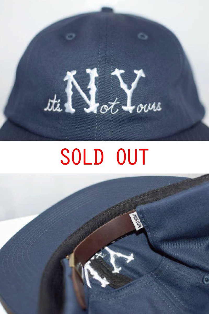 画像2: Nothin' Special(ナッシン スペシャル) Not Yours 6Panel Cap Navy キャップ (2)