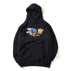 画像1: Deadline (デッドライン) Henny Bear Pullover Hoodie Black へニー ベアー プルオーバー フーディー パーカー (1)