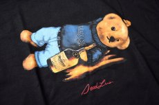 画像3: Deadline (デッドライン) Henny Bear L/S Tee Black へニー ベアー 長袖 Tシャツ (3)