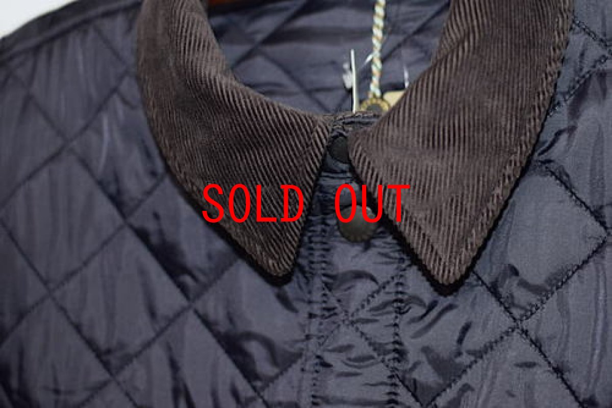 画像3: J.Crew (ジェイクルー) 別注 Barbour(バブアー) Tinford Quilting Jacket Navy キルティング ジャケット ネイビー Corduroy コーデュロイ ビデイル (3)
