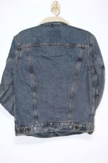 画像2: Levi's(リーバイス) Sherpa Trucker Jacket Medium Wash Indigo Denim ボア デニムジャケット (2)