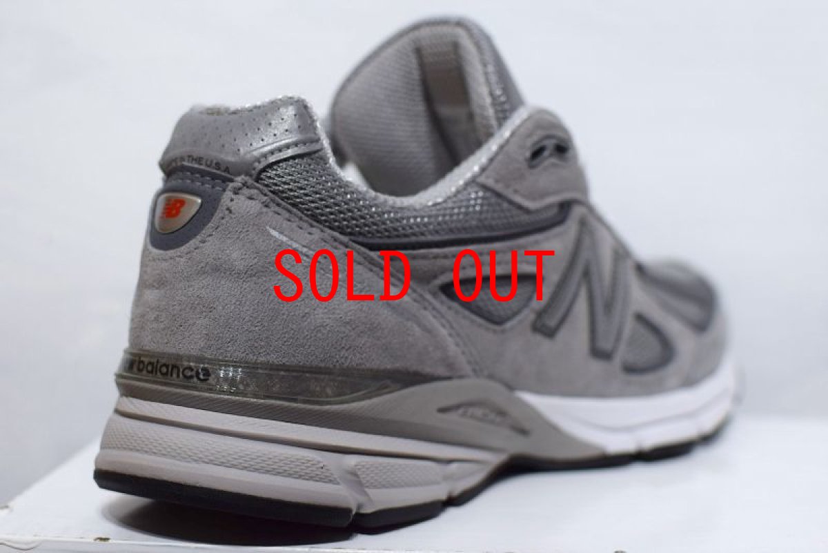 画像3: New Balance(ニューバランス)  M990 GL4 V4 Gray Sneaker Kicks スニーカー キックス 靴 グレー Logo ロゴ Made In USA アメリカ Grey ヘリテージ ランニング (3)