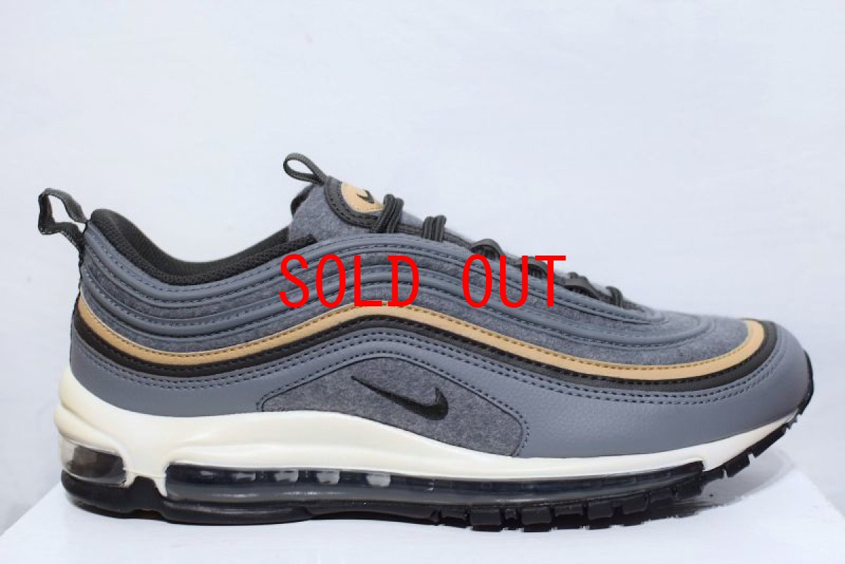 画像1: Nike(ナイキ) Air Max 97 Premium Wool Grey Sneaker Kicks スニーカー キックス 靴 エアマックス ウール グレー (1)