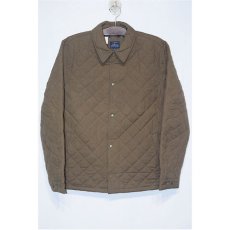 画像1: J.Crew (ジェイクルー) Quilted Jacket Olive キルティング ジャケット オリーブ Nylon Cotton ナイロン (1)