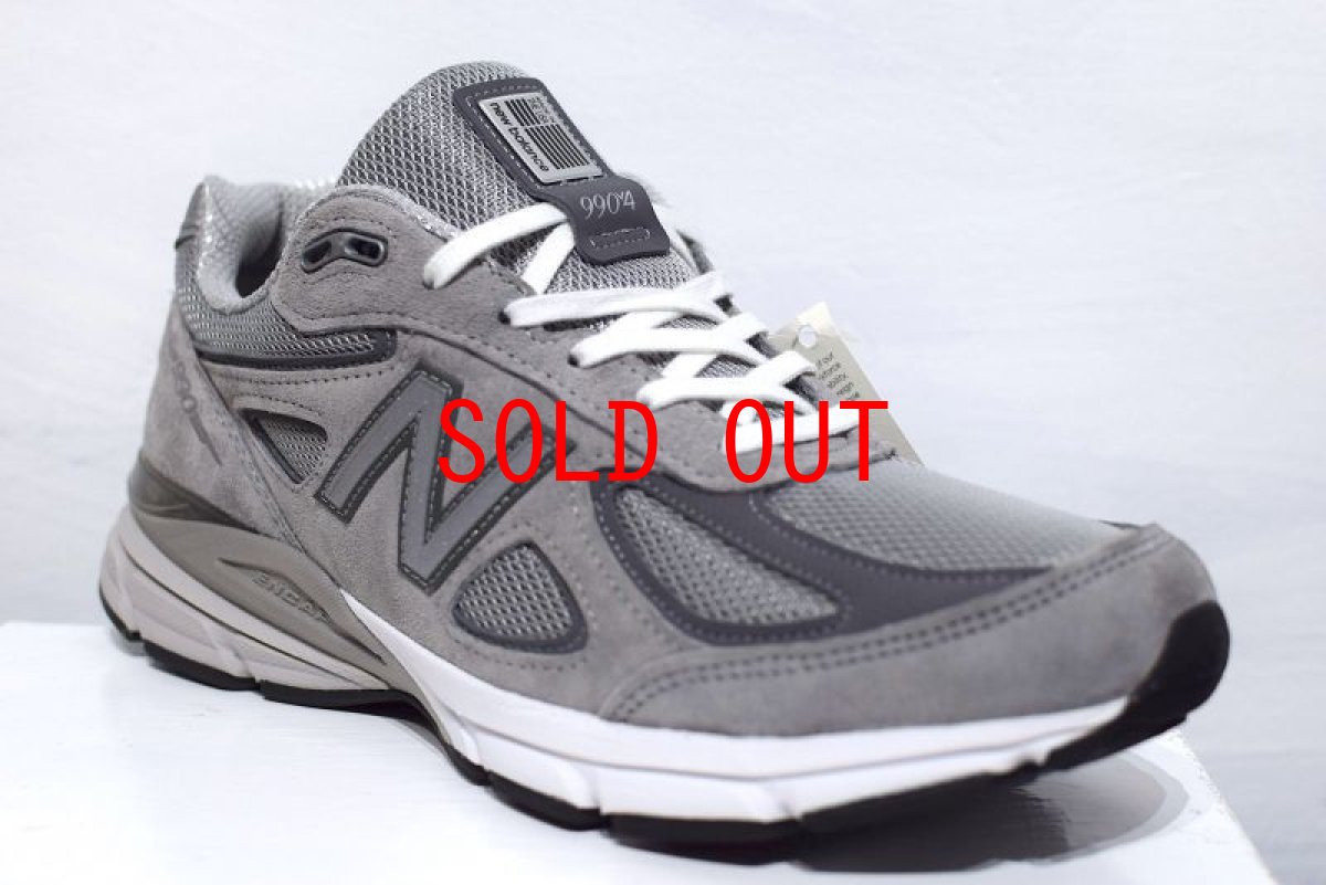 画像2: New Balance(ニューバランス)  M990 GL4 V4 Gray Sneaker Kicks スニーカー キックス 靴 グレー Logo ロゴ Made In USA アメリカ Grey ヘリテージ ランニング (2)
