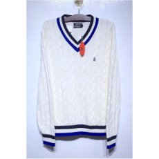 画像1: Nautica(ノーティカ) V-Neck Knit Sweater Vネック ニット セーター  (1)