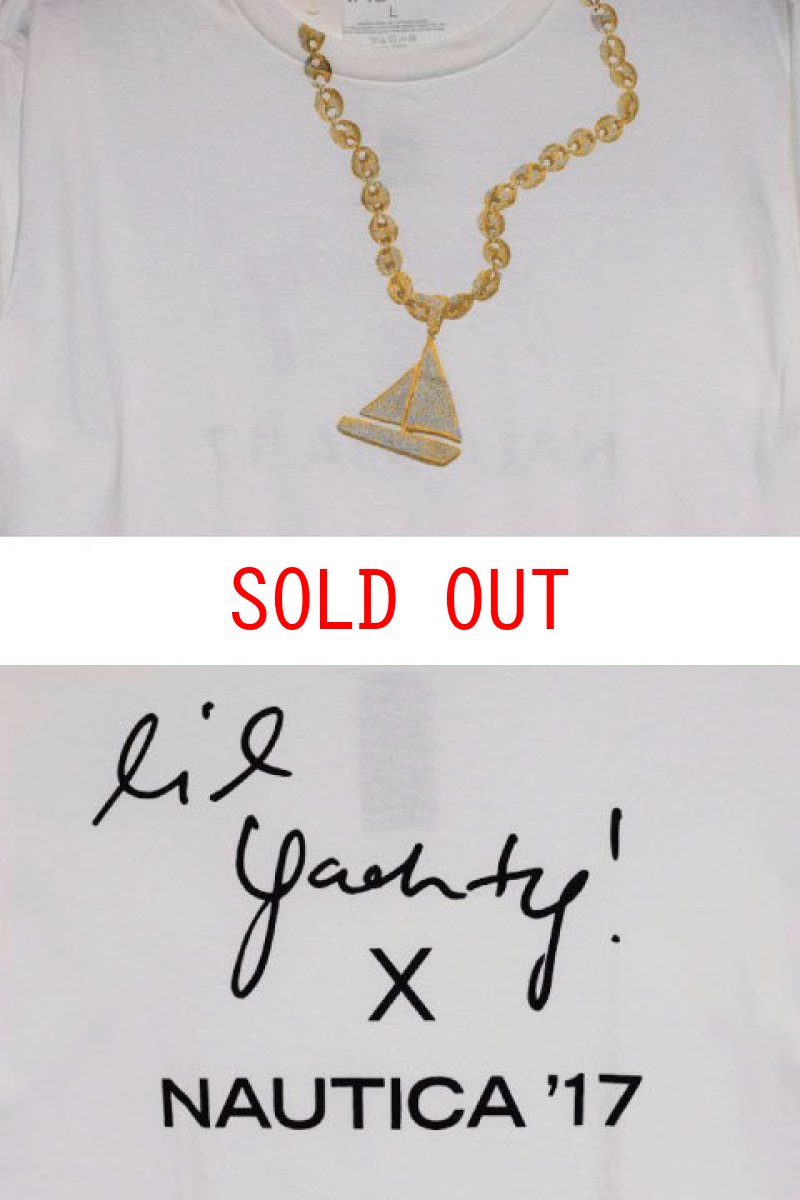 画像3: Nautica(ノーティカ) × Lil Yachty S/S Chain Graphic Tee White Logo ロゴ 半袖 Tシャツ (3)