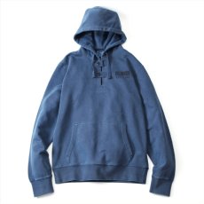 画像1: Billionaire Boys Club (ビリオネアボーイズクラブ) Military Button Popover Hoodie ミリタリー フーディー  Overdye Navy (1)