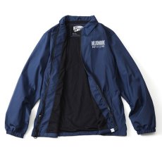 画像1: Billionaire Boys Club (ビリオネアボーイズクラブ) Reflective Zip Coach Jacket ジップ コーチ ジャケット Navy ネイビー (1)