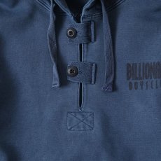 画像3: Billionaire Boys Club (ビリオネアボーイズクラブ) Military Button Popover Hoodie ミリタリー フーディー  Overdye Navy (3)