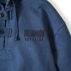 画像4: Billionaire Boys Club (ビリオネアボーイズクラブ) Military Button Popover Hoodie ミリタリー フーディー  Overdye Navy (4)