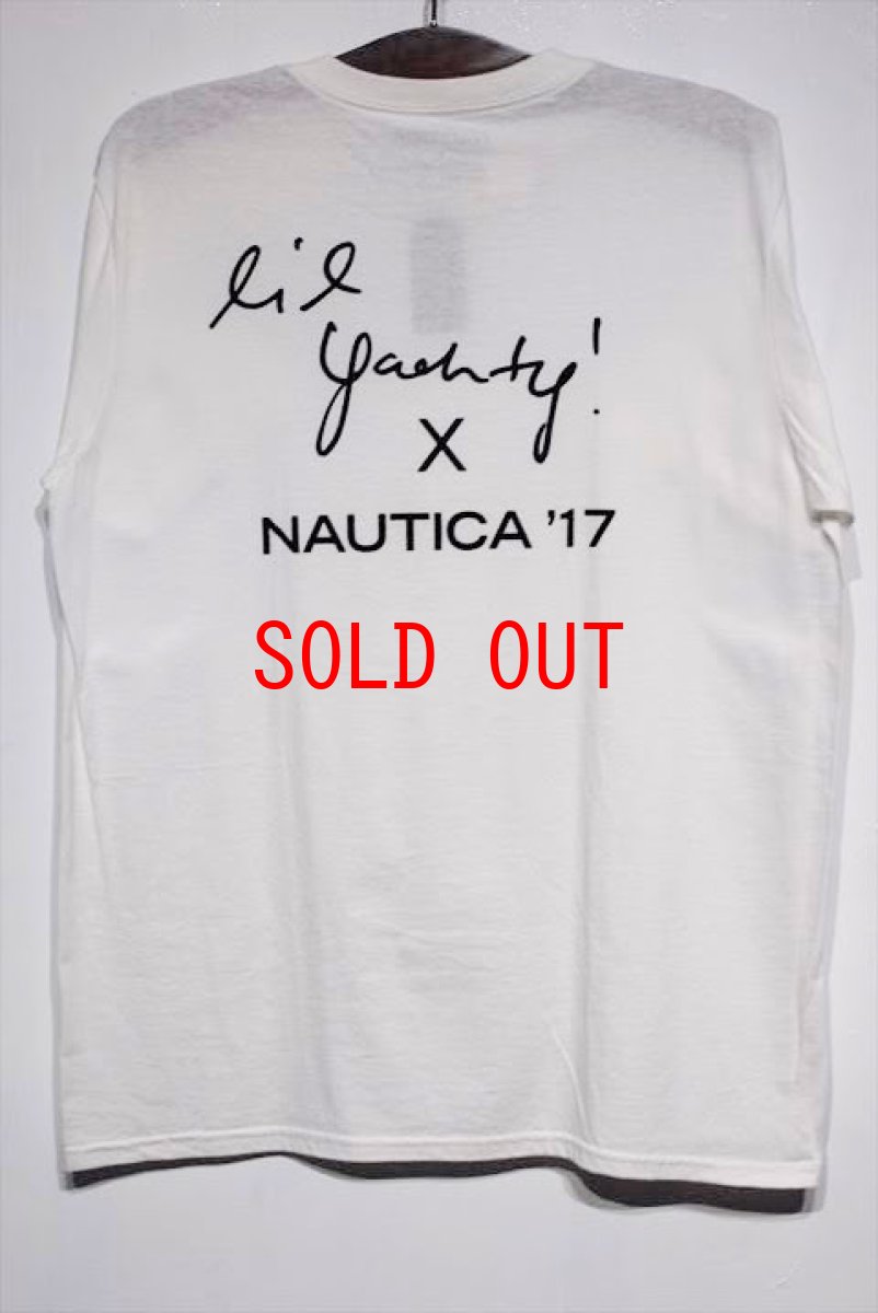 画像1: Nautica(ノーティカ) × Lil Yachty S/S Chain Graphic Tee White Logo ロゴ 半袖 Tシャツ (1)