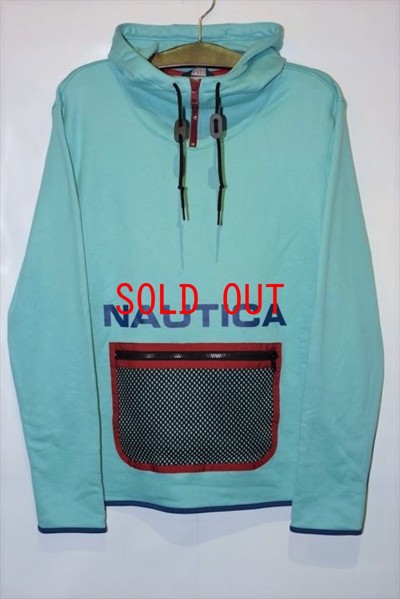 画像1: Nautica(ノーティカ) ＋ U.O Pullover Hoodie Sweatshirts Teal  (1)