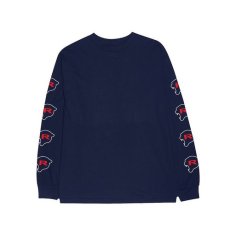 画像2: Rare Panther(レア パンサー)L/S Tee 長袖 Tシャツ Navy ネイビー (2)