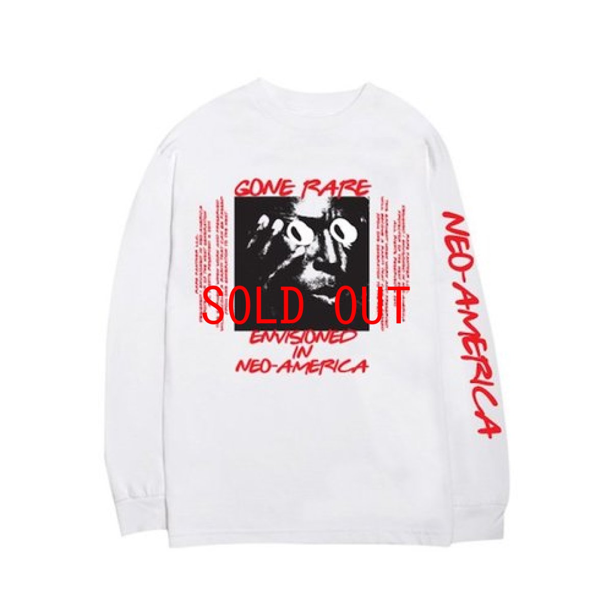 画像1: Rare Panther(レア パンサー) L/S Tee 長袖 Tシャツ White ホワイト Logo ロゴ ロングスリーブ (1)