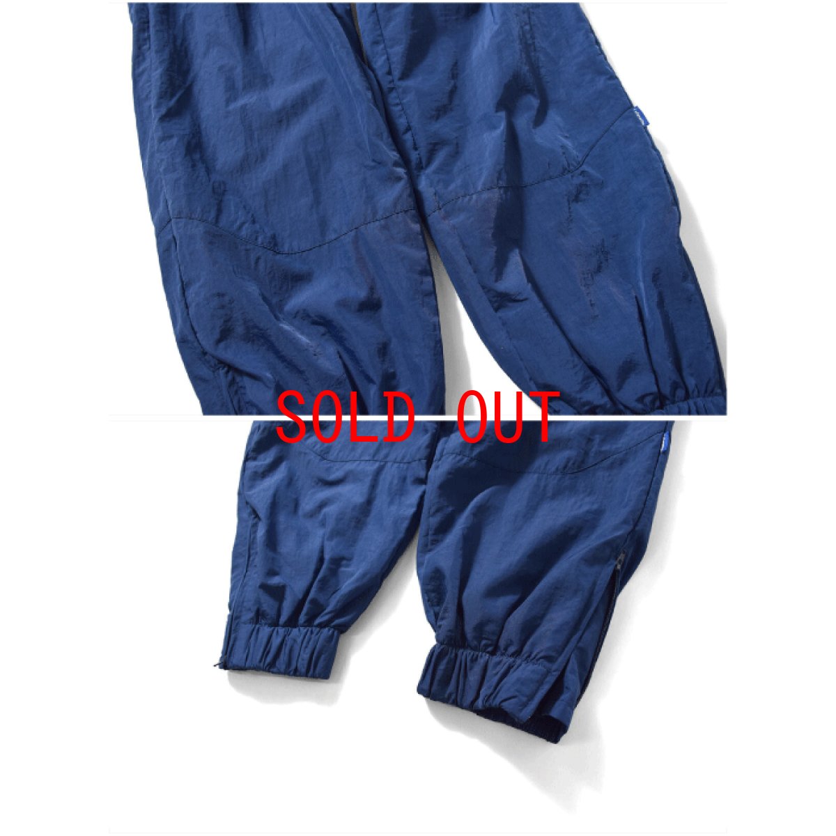 画像2: Outline Logo Classic Nylon Pants Navy ナイロン パンツ (2)