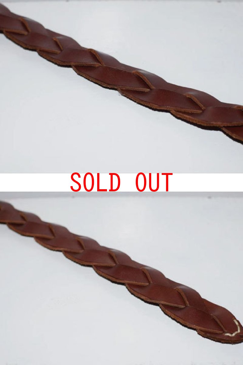 画像2: J.Crew(ジェイクルー) Leather Belt Brown レザー ブラウン ベルト (2)