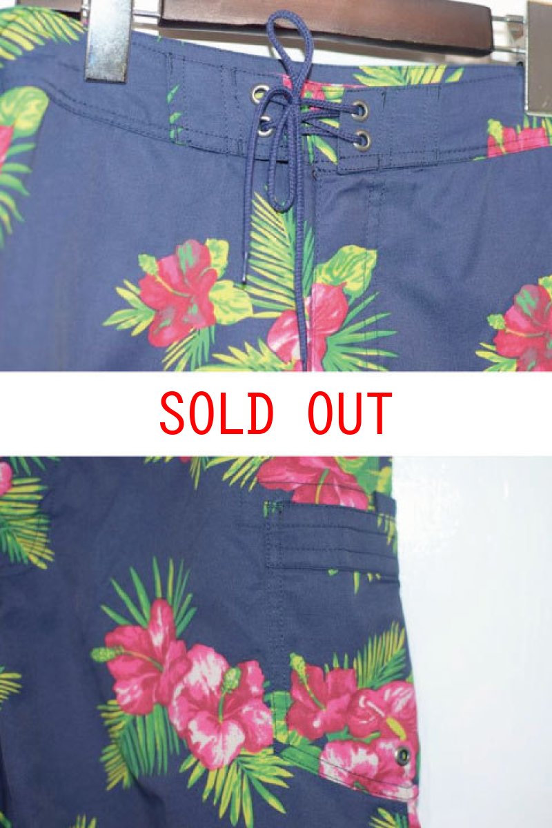 画像4: J.Crew(ジェイクルー) Aloha Swim Shorts Navy アロハ ショーツ  (4)