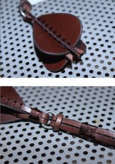 画像2: J.Crew(ジェイクルー) Leather Darts Key Chain Brown レザー ダーツ キーチェーン キーホルダー (2)