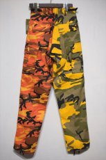 画像2: Two Tone Camo BDU Cargo Pants カーゴパンツ Yellow Orange (2)