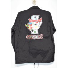 画像1: Mark Gonzales(マークゴンザレス) Nylon Coach Jacket Black ナイロン コーチ ジャケット Gonz  (1)