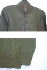 画像3: Rothco(ロスコ) G.I Style 5-Button Sweater Olive ボタン アクリル セーター ニット (3)