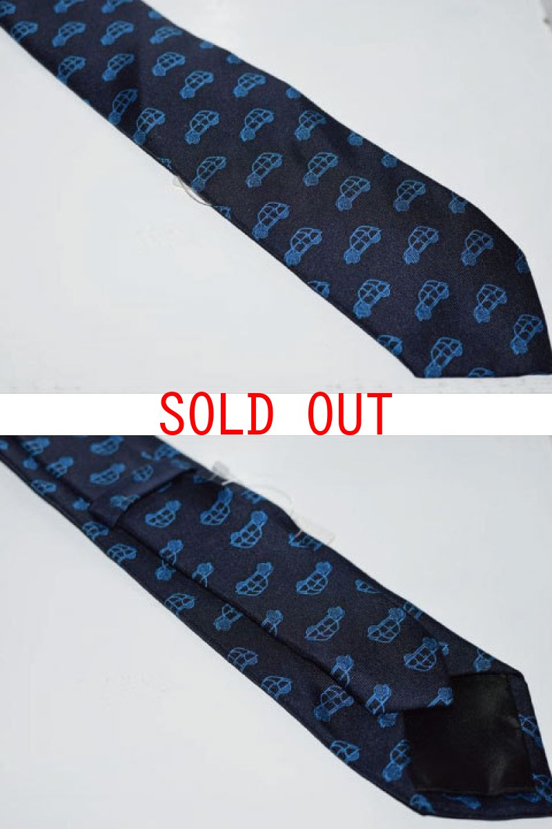 画像2: J.Crew(ジェイクルー) Car Tie カー 車 総柄 ネクタイ (2)