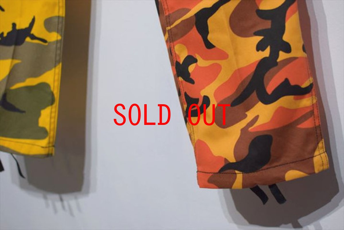 画像5: Two Tone Camo BDU Cargo Pants カーゴパンツ Yellow Orange (5)