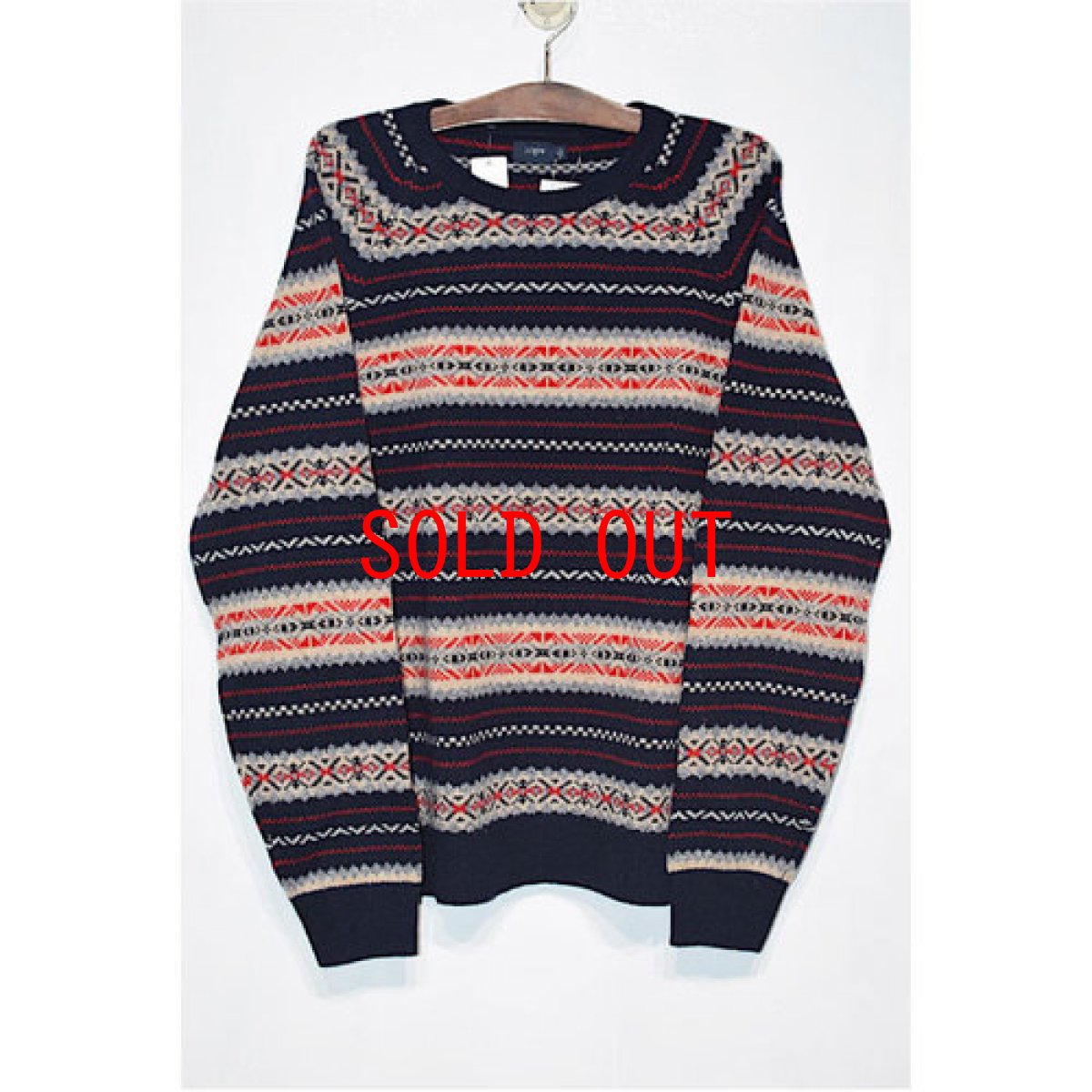 画像1: J.Crew (ジェイクルー) Nordic Crew Neck Sweater Knit クルーネック ニット セーター (1)