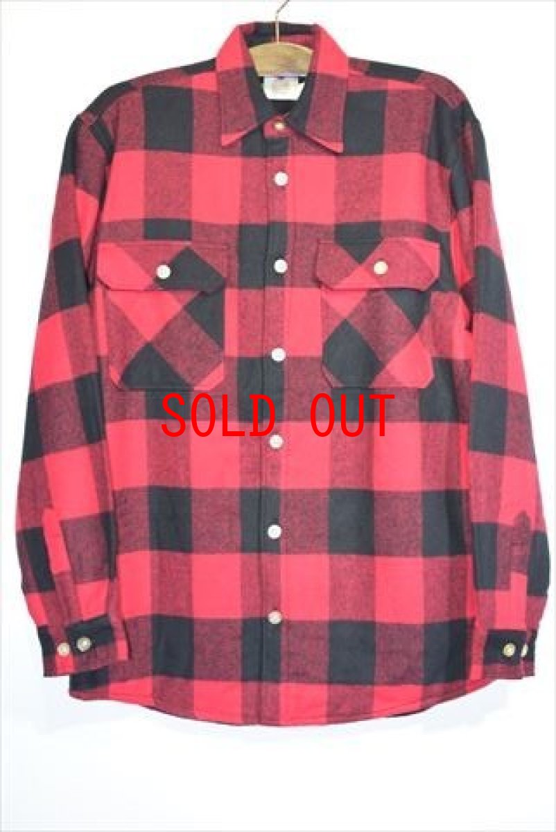 画像1: Rothco(ロスコ) L/S CPO Red Plaid Fleece Lined Flannel Shirts チェック ネル シャツ (1)