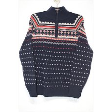 画像1: J.Crew (ジェイクルー) Nordic Half Zip Sweater Knit ハーフジップ ニット セーター (1)