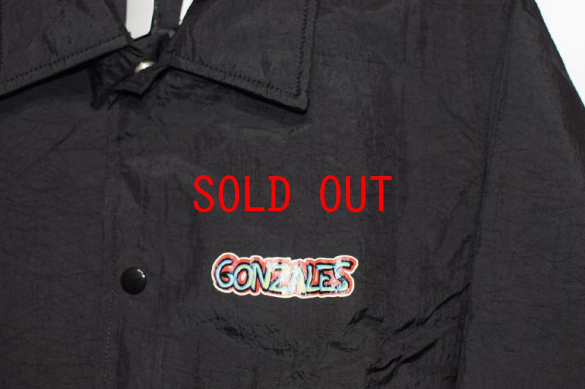 画像4: Mark Gonzales(マークゴンザレス) Nylon Coach Jacket Black ナイロン コーチ ジャケット Gonz  (4)