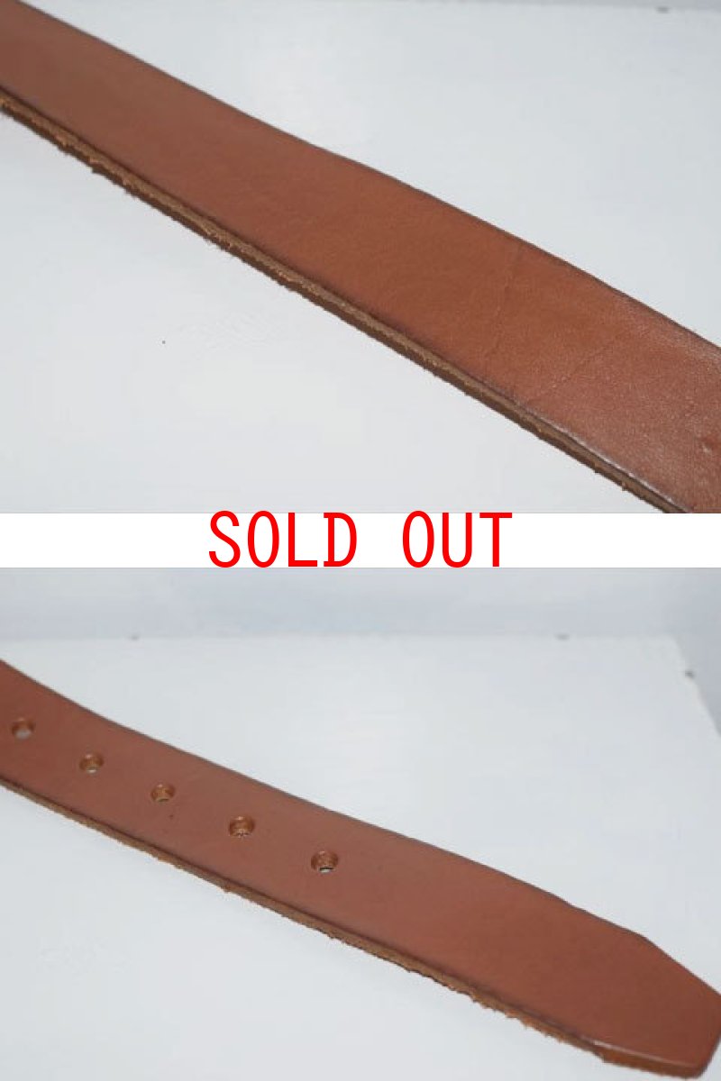 画像2: J.Crew(ジェイクルー) Roller Buckle Leather Belt Light Brown レザー ブラウン ベルト (2)