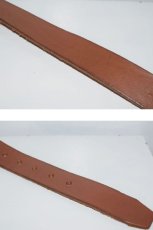 画像2: J.Crew(ジェイクルー) Roller Buckle Leather Belt Light Brown レザー ブラウン ベルト (2)