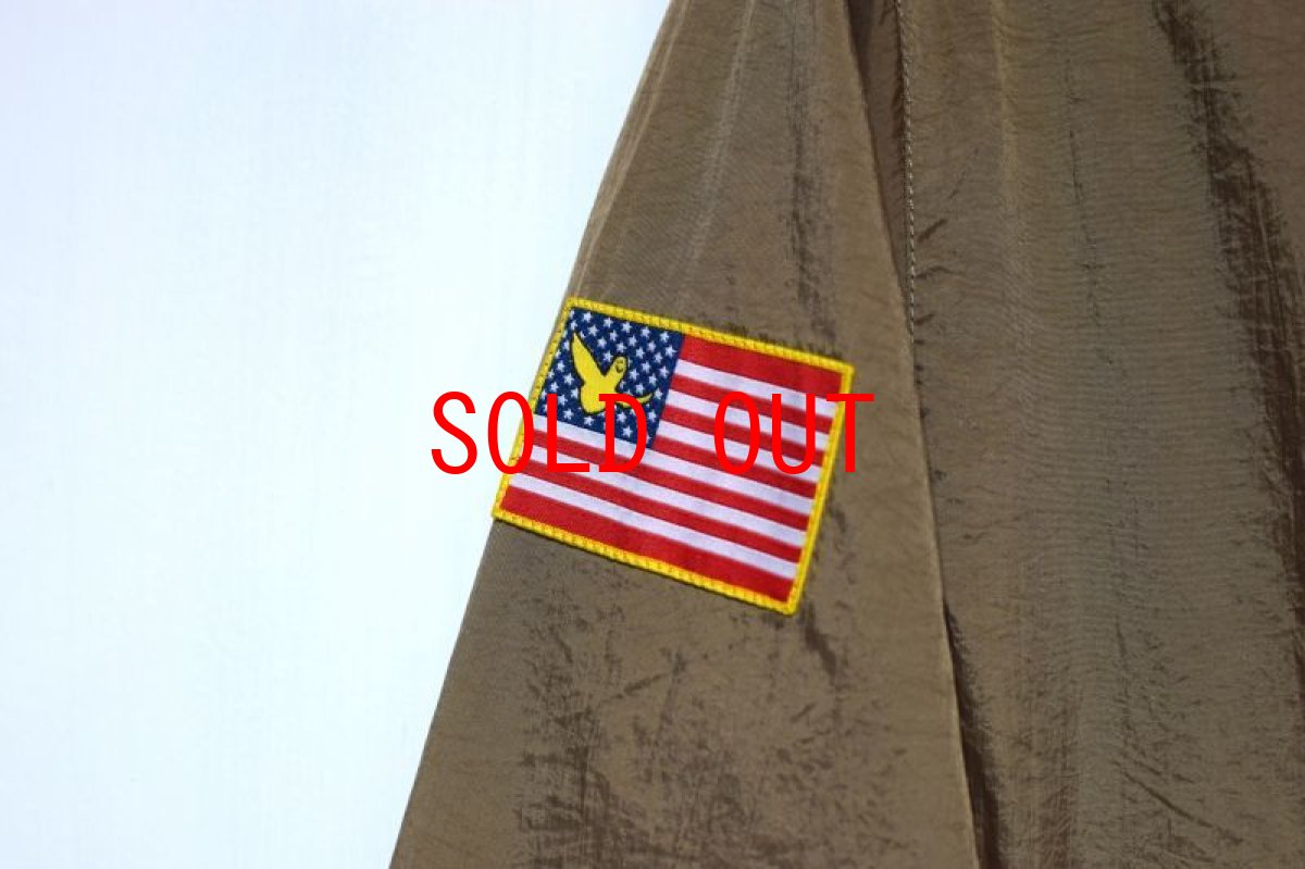 画像3: Mark Gonzales(マークゴンザレス) Nylon Coach Jacket Beige ナイロン コーチ ジャケット Gonz  (3)