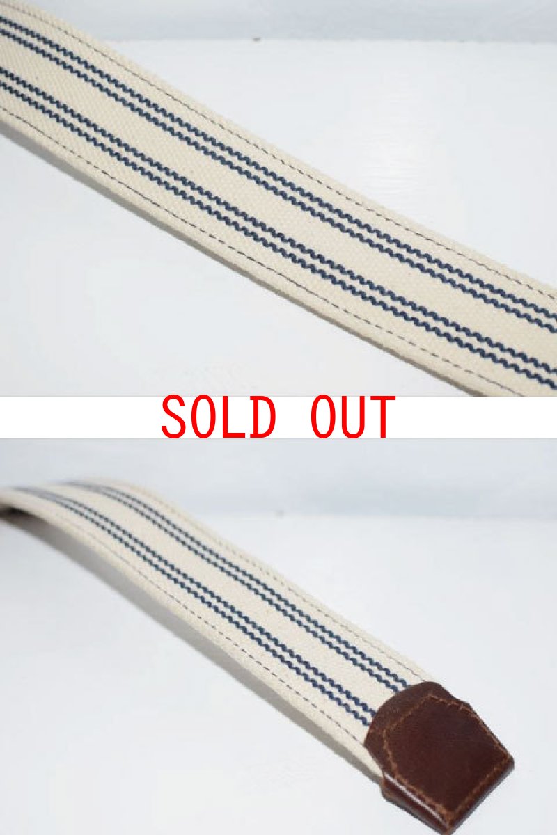 画像2: J.Crew(ジェイクルー) Stripe Ring Belt ストライプ リング ベルト (2)