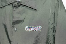 画像4: Mark Gonzales(マークゴンザレス) Nylon Coach Jacket Green ナイロン コーチ ジャケット Gonz  (4)