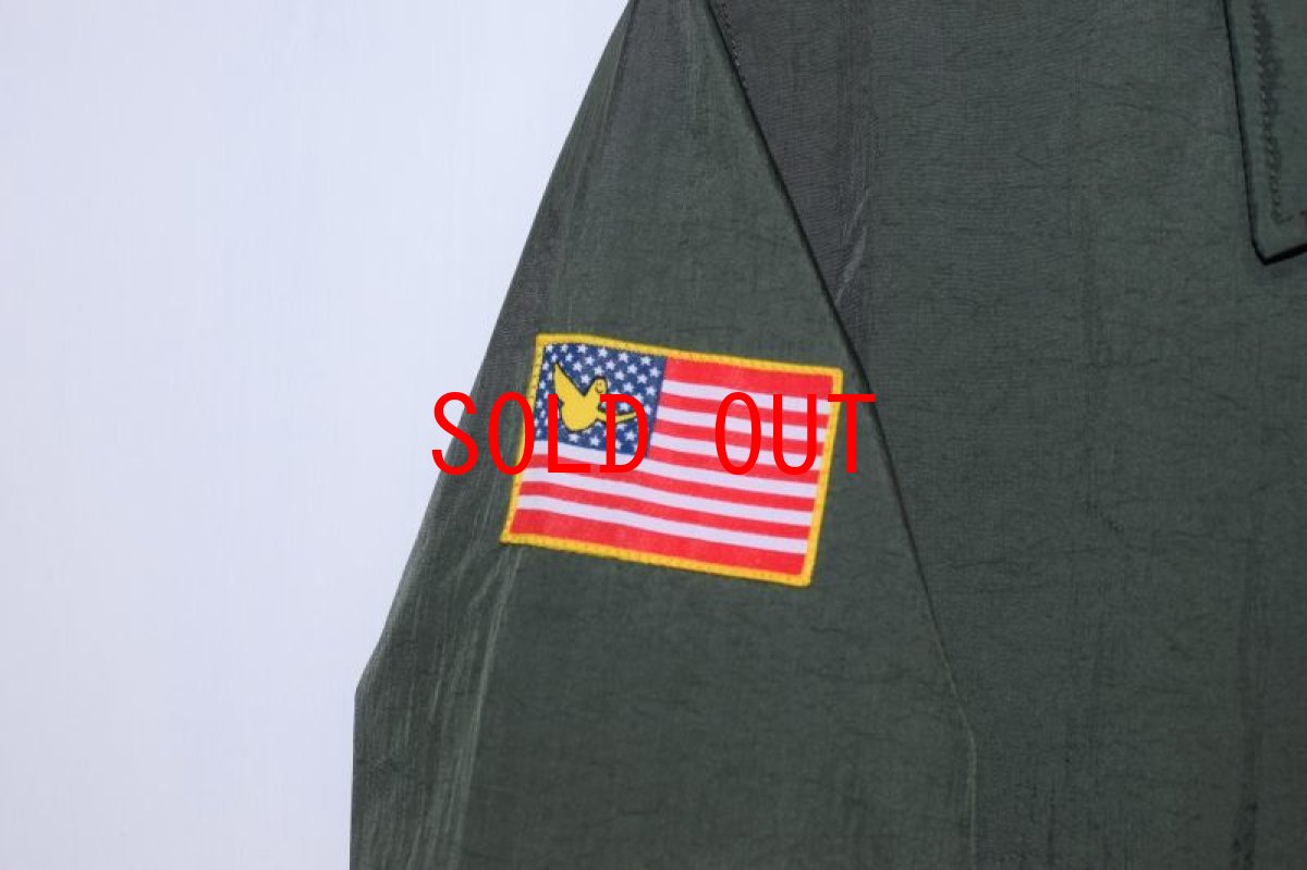 画像3: Mark Gonzales(マークゴンザレス) Nylon Coach Jacket Green ナイロン コーチ ジャケット Gonz  (3)