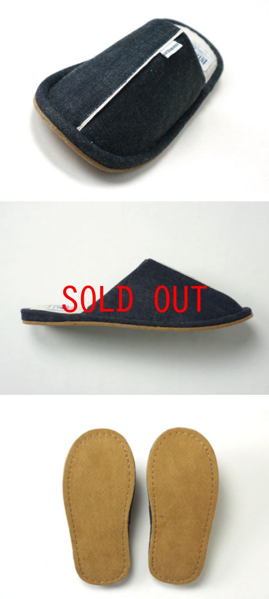 画像2: Selvedge Supply Indigo Room Shoes ルームシューズ (2)