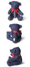 画像2: Selvedge Supply Indigo Teddy Bear テディベア (2)