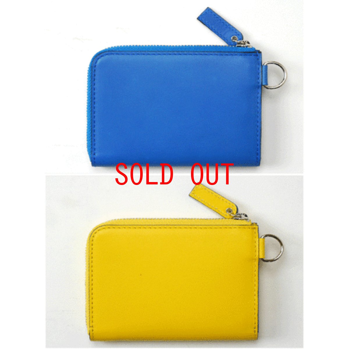 画像2: Genuine Leather Bicolor Wallet 　ウォレット 財布 (2)