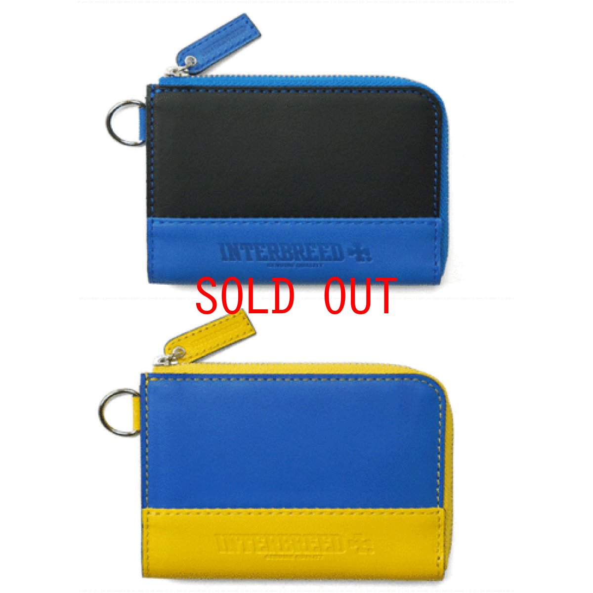 画像1: Genuine Leather Bicolor Wallet 　ウォレット 財布 (1)