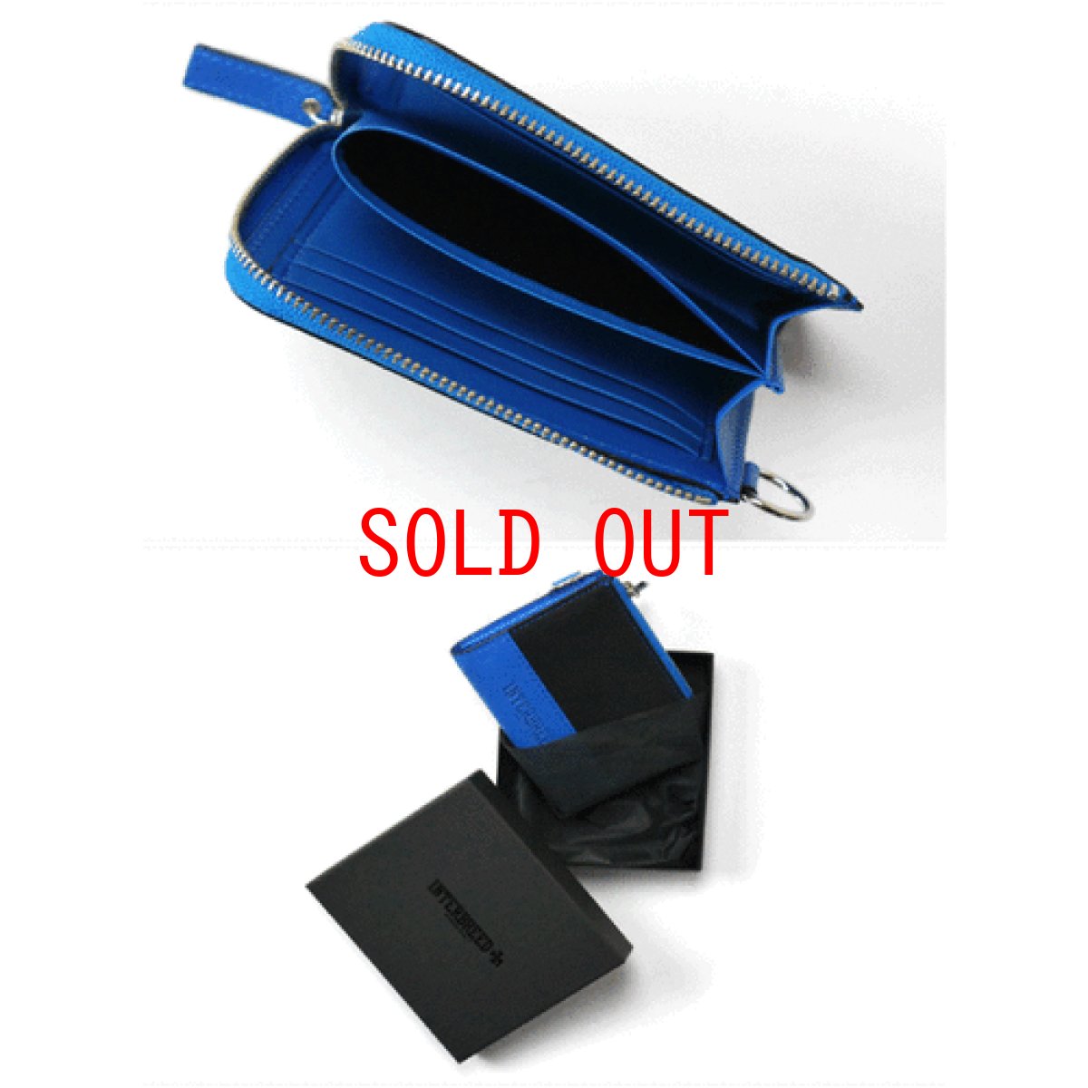 画像5: Genuine Leather Bicolor Wallet 　ウォレット 財布 (5)