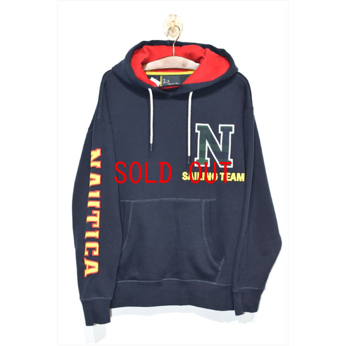 画像1: Nautica(ノーティカ) × Lil Yachty Pullover Hoodie Navy フーディー (1)