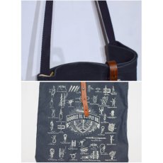 画像3: RRL(ダブルアール) Limited Edition Medium Canvas Shoulder Bag Navy Deadstock デッドストック ショルダーバッグ (3)