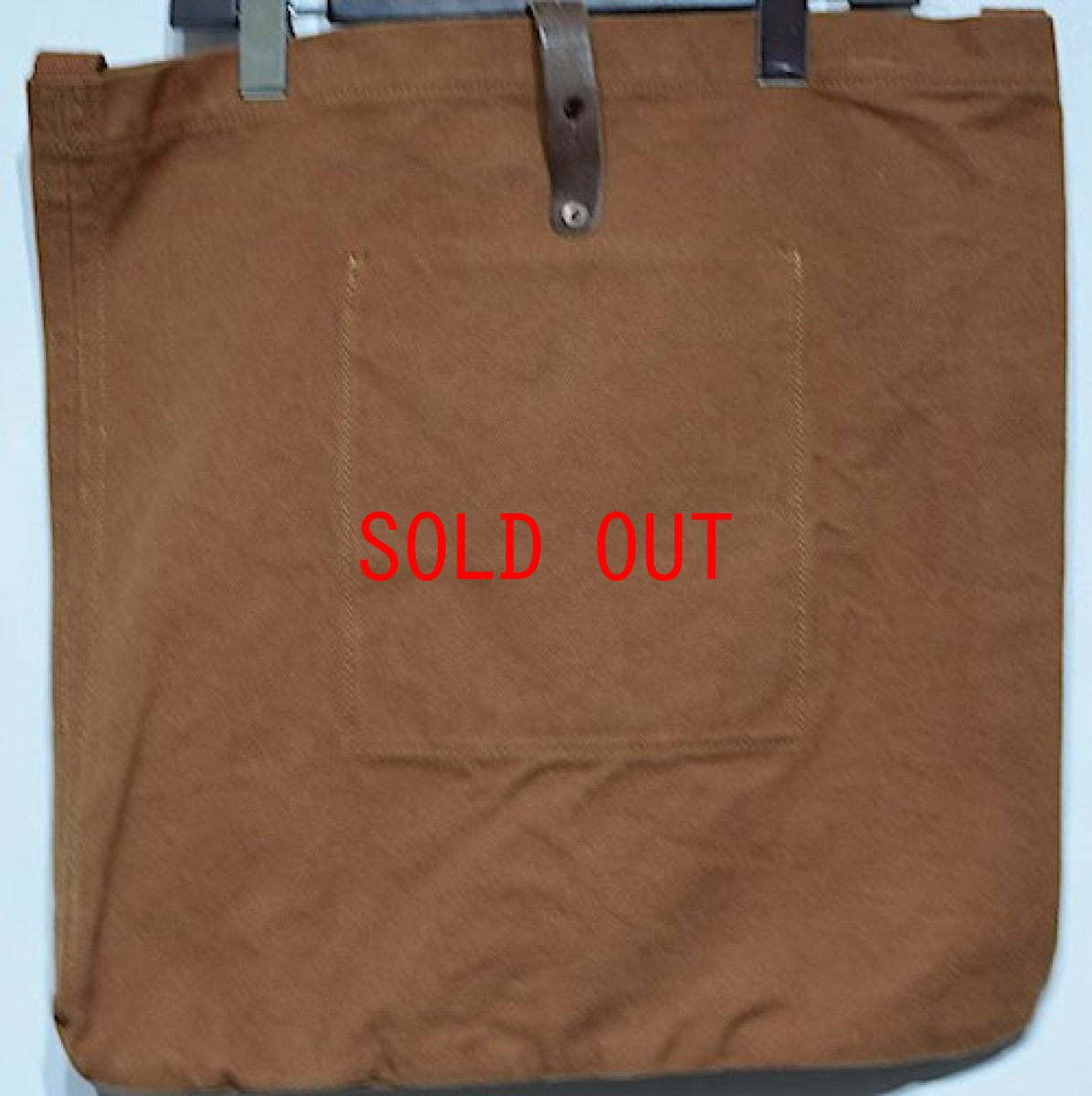 画像2: RRL(ダブルアール) Limited Edition Medium Canvas Shoulder Bag Brown Deadstock デッドストック ショルダーバッグ (2)