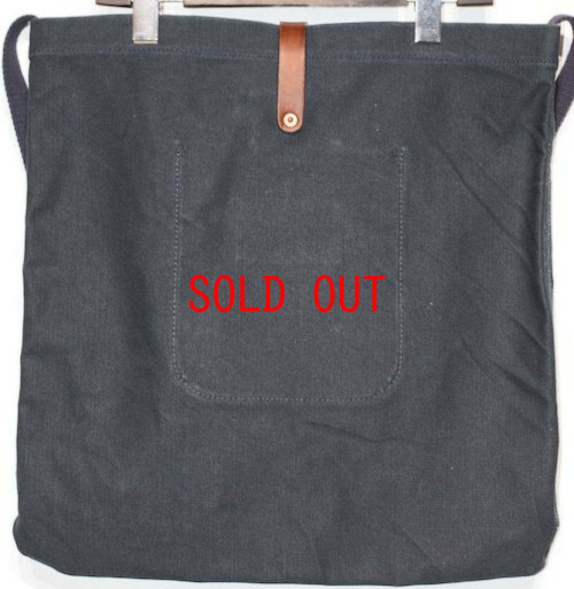 画像2: RRL(ダブルアール) Limited Edition Medium Canvas Shoulder Bag Navy Deadstock デッドストック ショルダーバッグ (2)