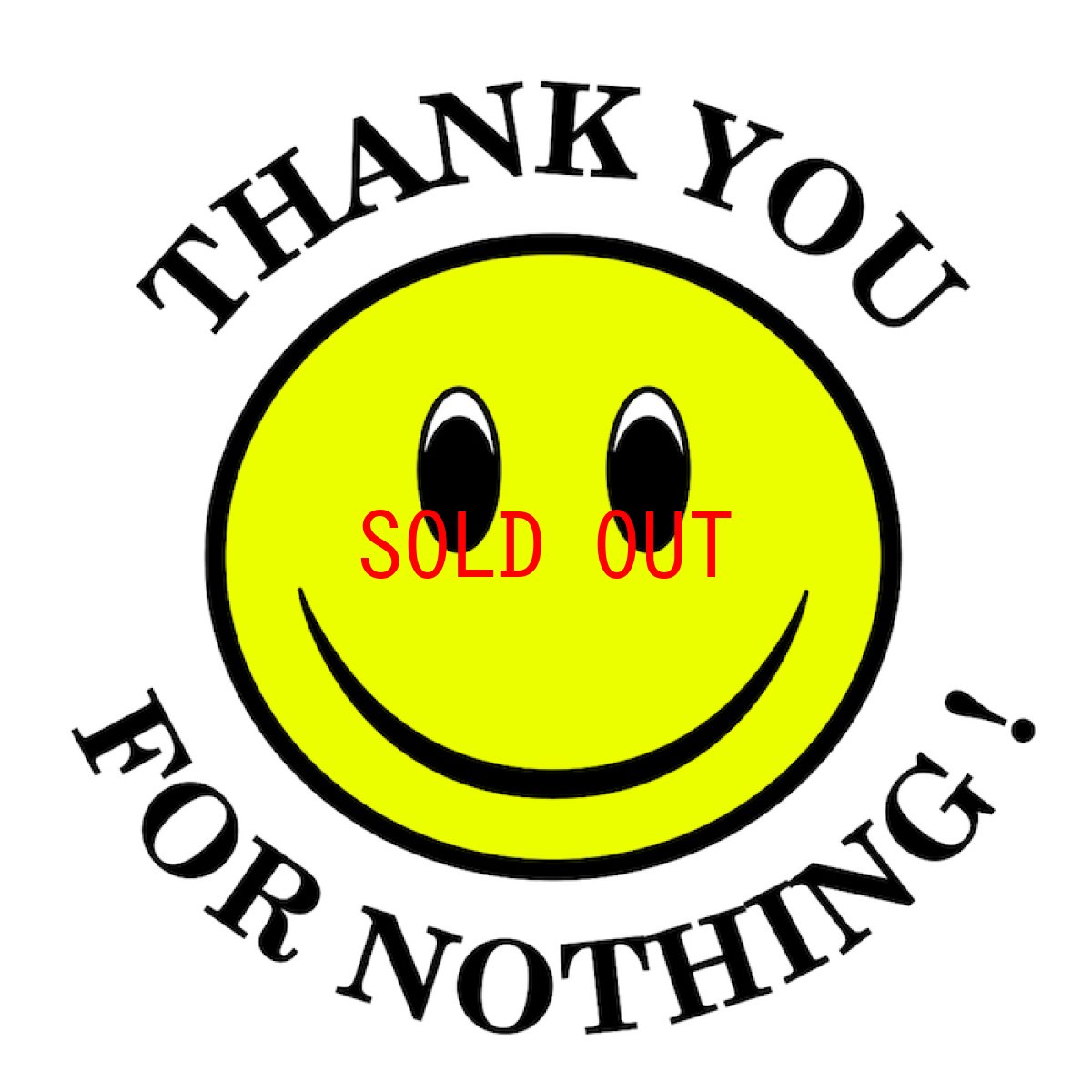 画像3: Nothin' Special(ナッシン スペシャル) S/S Thank You Tee White 半袖 Tシャツ (3)