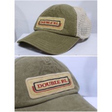 画像2: RRL(ダブルアール) Limited Edition Cord Vintage Logo Mesh Cap Olive デッドストック メッシュ キャップ (2)